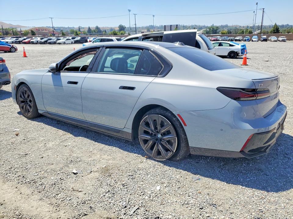 2025 BMW I7 VIN WBY43EJ00SCT29060 COPART salvage auction — SIDE, Ca - Salvage Certificate, sold $29,500 on 2026-07-08 (photo 2)