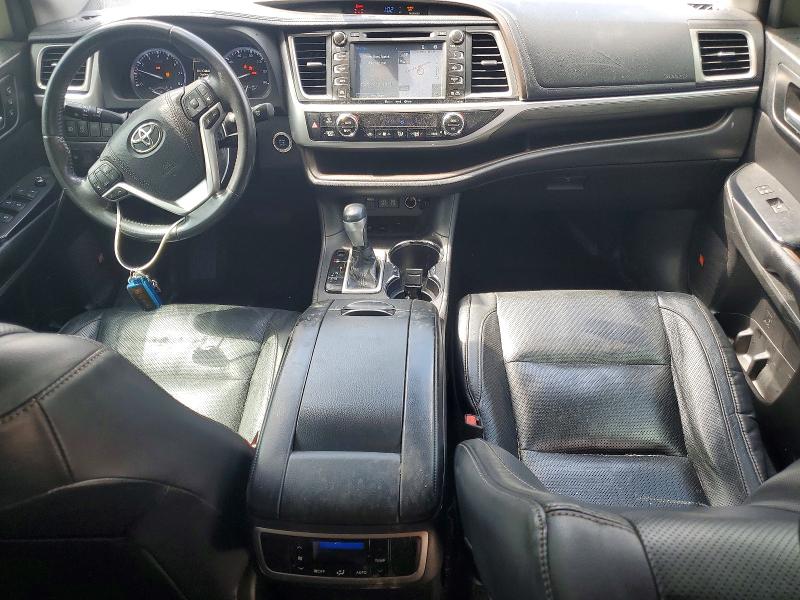 2018 Toyota Highlander VIN 5TDYZRFH5JS273816 COPART salvage auction — FRONT END, Ga - Cert Of Title-Salvage, sold $9,900 on 2026-07-17 (photo 8)
