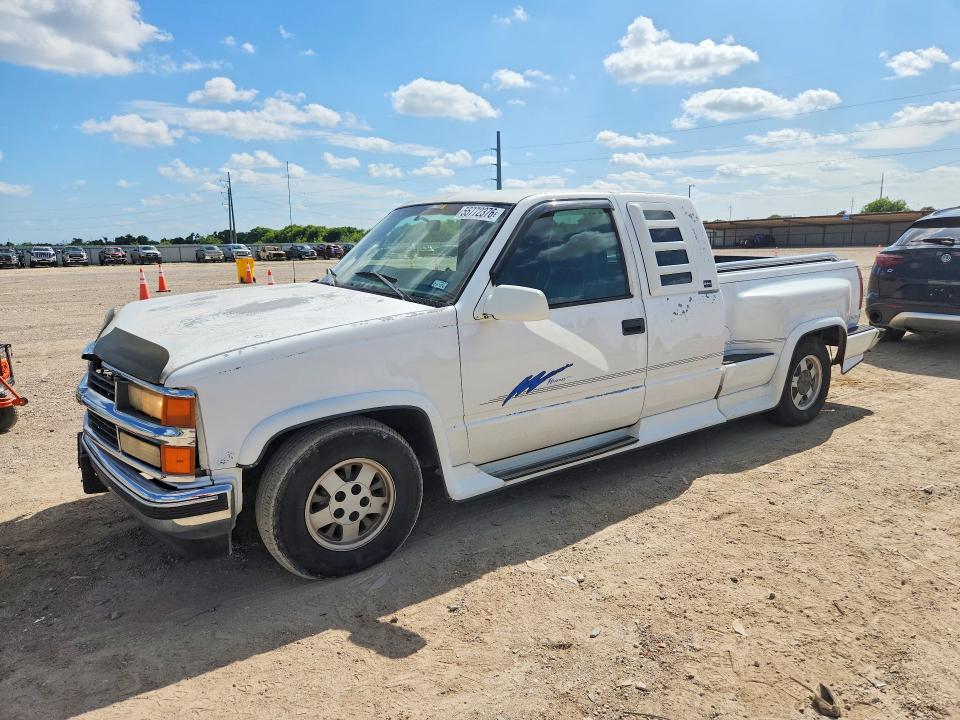 1997 Chevrolet Gmt-400 VIN 2GBEC19R0V1128775 COPART salvage auction — FRONT END, TX - CERTIFICATE OF TITLE, sold $1,500 on 2026-07-08 (photo 1)