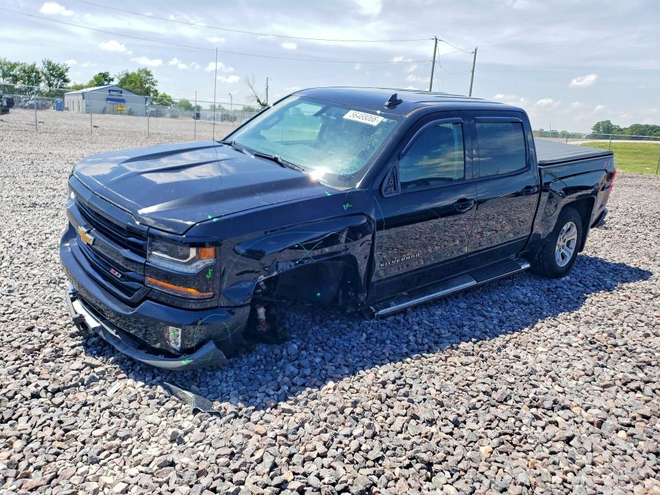 2018 Chevrolet Silverado 1500 VIN 3GCUKREC3JG454081 — COPART salvage auction photo