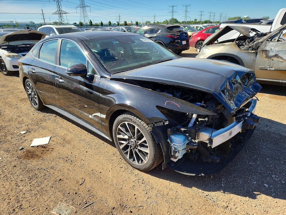 2022 Hyundai VIN KMHL34J2XNA227561 COPART salvage auction — FRONT END, IL - SALVAGE CERTIFICATE, sold $6,600 on 2026-07-28 (photo 4)