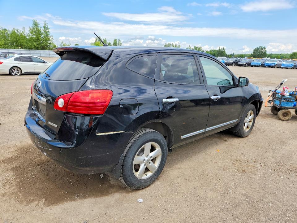 2013 Nissan Rogue sport VIN JN8AS5MTXDW012261 COPART salvage auction — REAR END, On - Permit No Brand - Unfit, sold $400 on 2026-07-07 (photo 3)