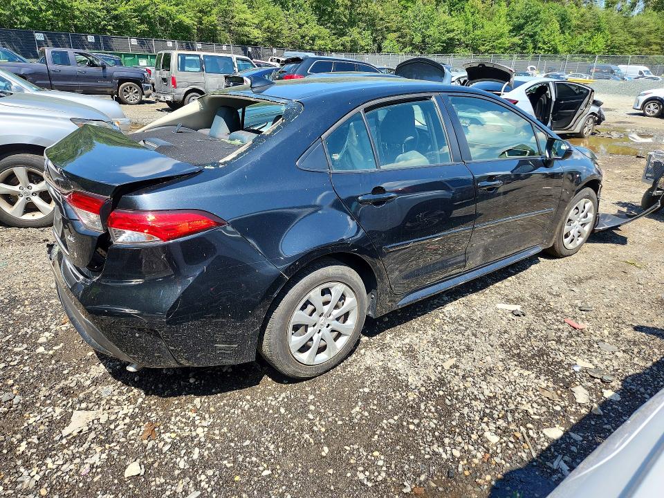 2021 Toyota Corolla VIN JTDEPMAE1MJ142330 COPART salvage auction — FRONT END, Md - Cert Of Salvage > 75% Damage, sold $3,000 on 2026-07-07 (photo 3)