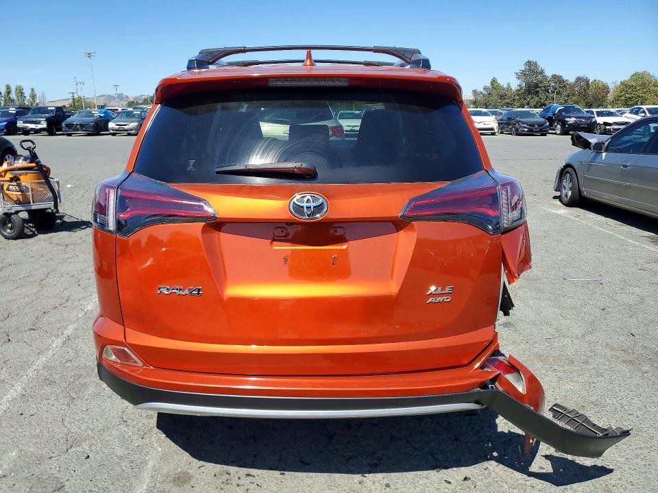2016 Toyota Rav 4 VIN JTMRFREV5GJ102154 COPART salvage auction — REAR END, Ca - Salvage Certificate, sold $5,300 on 2026-07-06 (photo 6)