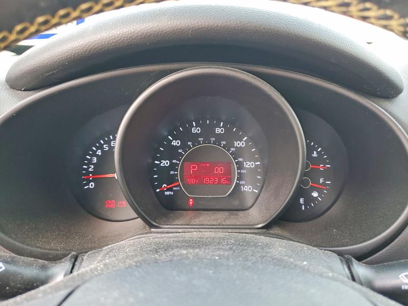 2016 Kia Soul VIN KNDJP3A58G7315190 COPART salvage auction — FRONT END, Tx - Salvage Vehicle Title, sold $725 on 2026-07-24 (photo 9)