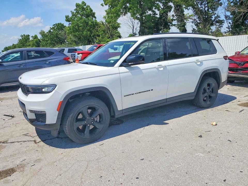 2023 Jeep Grand cherokee l VIN 1C4RJKBG7P8845658 COPART salvage auction — FRONT END, Mo - Certificate Of Title, sold $23,750 on 2026-07-16 (photo 1)