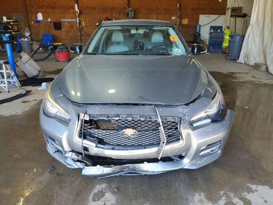 2015 Infiniti Q50 VIN JN1BV7AR6FM390753 COPART salvage auction — FRONT END, Pa - Certificate Of Salvage, sold $175 on 2026-07-30 (photo 5)