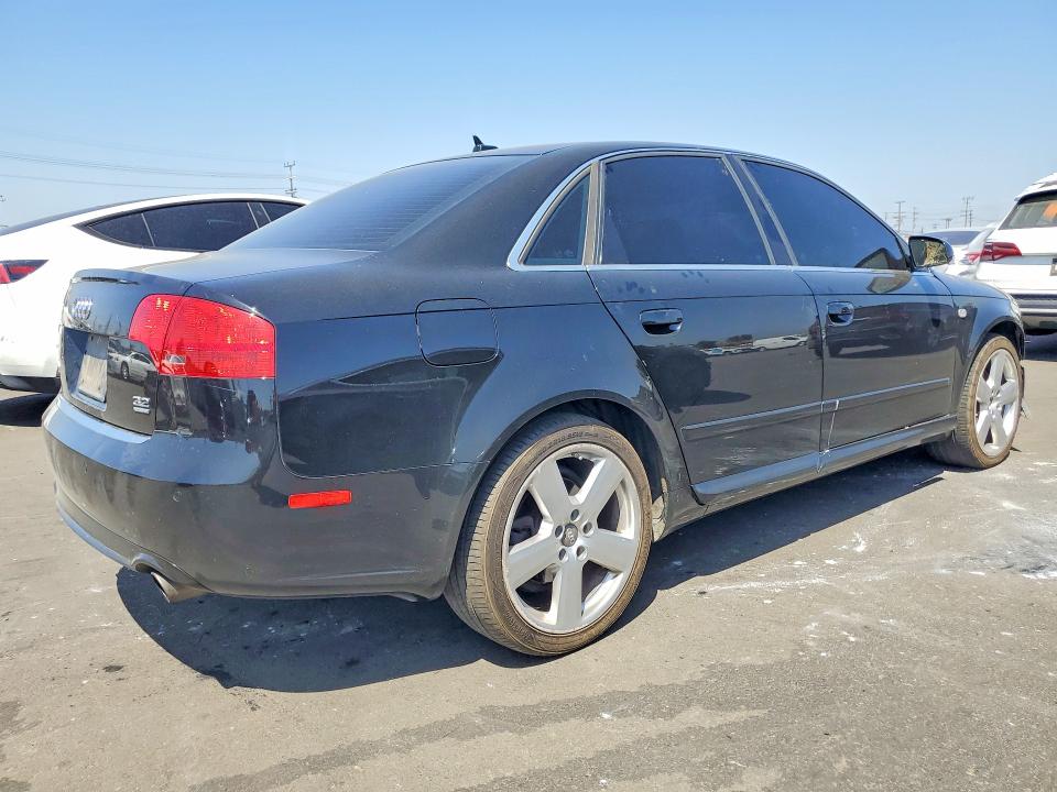 2008 Audi A4 VIN WAUDH78E38A140811 COPART salvage auction — FRONT END, CA - SALVAGE CERTIFICATE, sold $400 on 2026-07-08 (photo 3)
