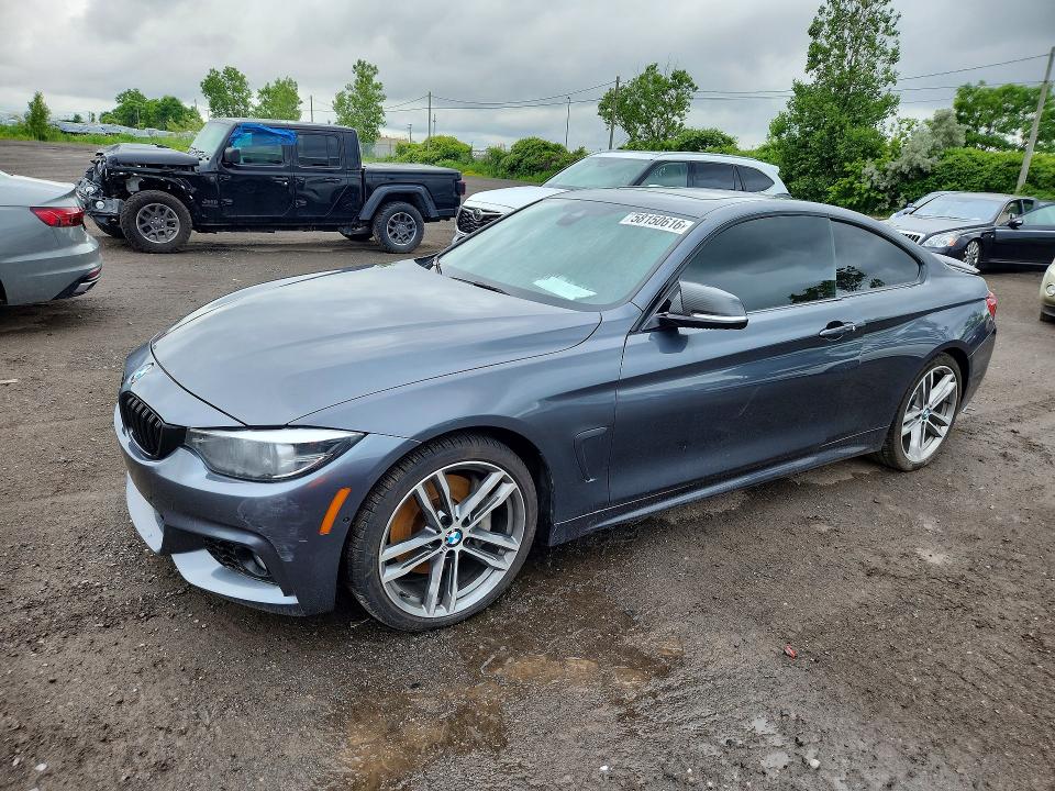 2019 BMW 4 series VIN WBA4W5C52KAE49536 COPART salvage auction — WATER/FLOOD, Qc - Irrecuperable, sold $1,300 on 2026-07-28 (photo 1)