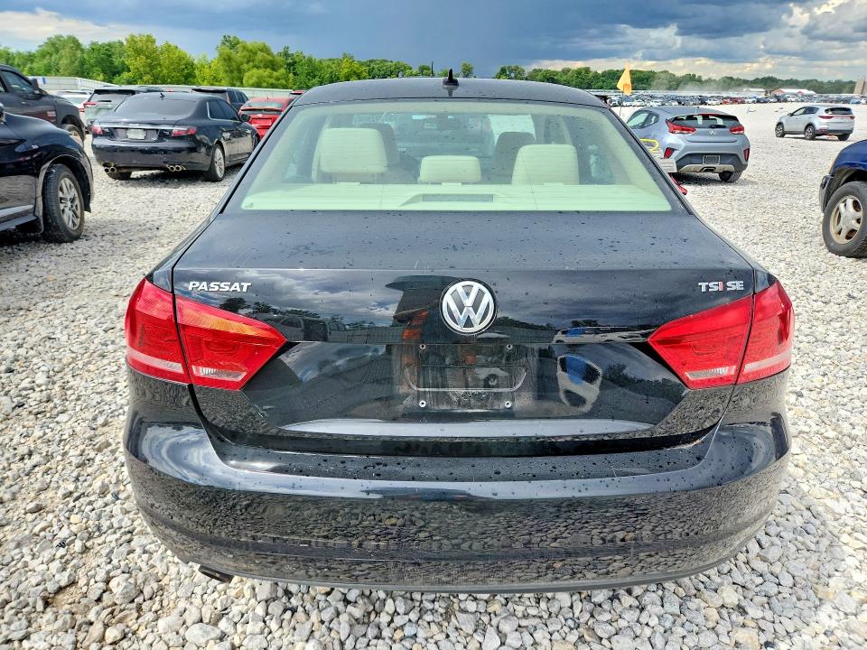 2014 Volkswagen Passat VIN 1VWBS7A34EC033185 COPART salvage auction — FRONT END, Mi - Certificate Of Title, sold $850 on 2026-07-23 (photo 6)