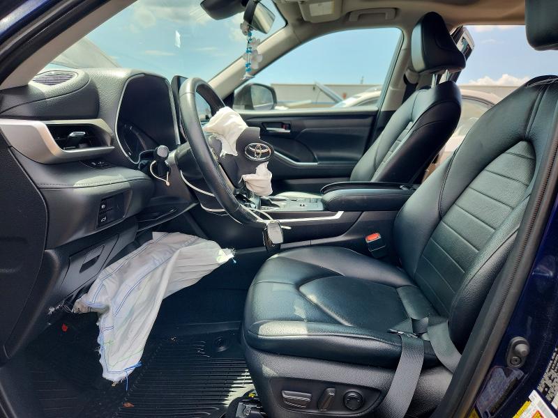 2021 Toyota Highlander VIN 5TDHBRCH9MS537259 COPART salvage auction — FRONT END, Ct - Cert Of Title-Salvage, sold $13,300 on 2026-07-10 (photo 7)