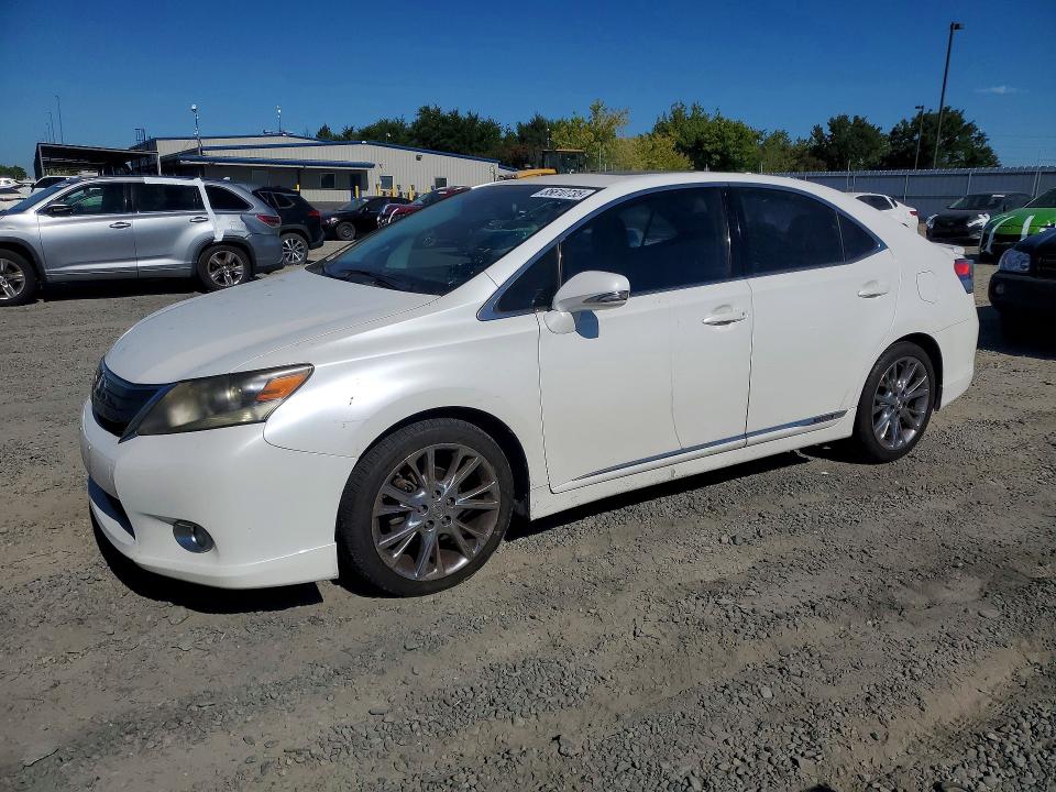 2010 Lexus Hs 250h VIN JTHBB1BA0A2020784 COPART salvage auction — REAR END, CA - DIS/DLR/EXP APP FOR DUP CLEAN, sold $2,250 on 2026-07-14 (photo 1)
