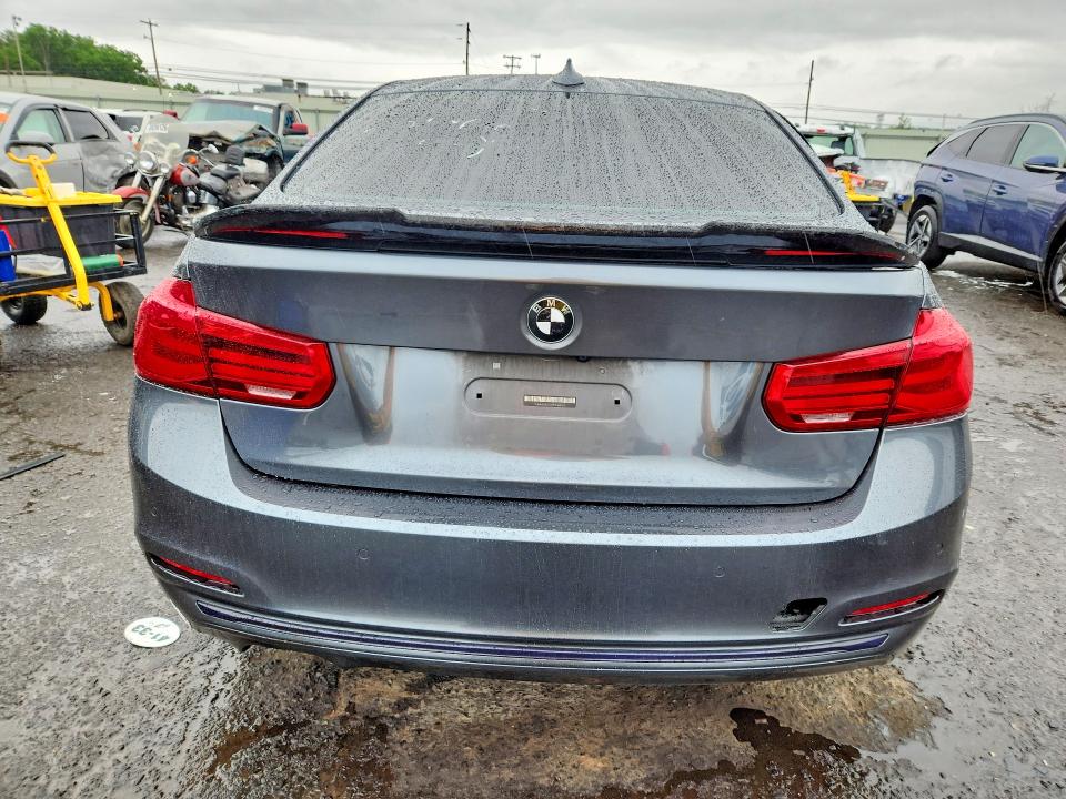 2017 BMW 3er VIN WBA8D9G36HNU64126 COPART salvage auction — SIDE, PA - CERTIFICATE OF SALVAGE, sold $575 on 2026-07-31 (photo 6)