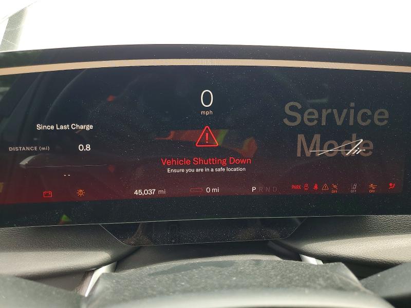 2023 Lucid Air VIN 50EA1TEA2PA004619 COPART salvage auction — FRONT END, Oh - Cert Of Title-Salvage, sold $7,400 on 2026-07-07 (photo 9)