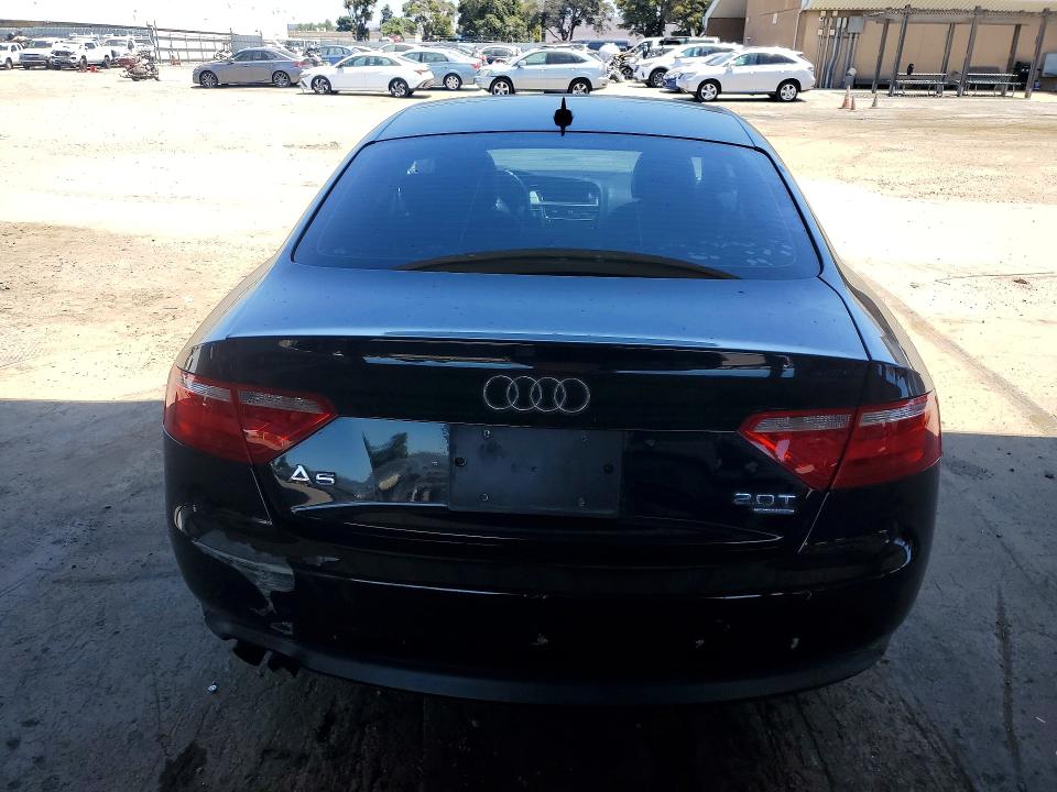 2011 Audi A5 VIN WAUCFAFRXBA073927 COPART salvage auction — SIDE, CA - SALVAGE CERTIFICATE, sold $350 on 2026-07-16 (photo 6)