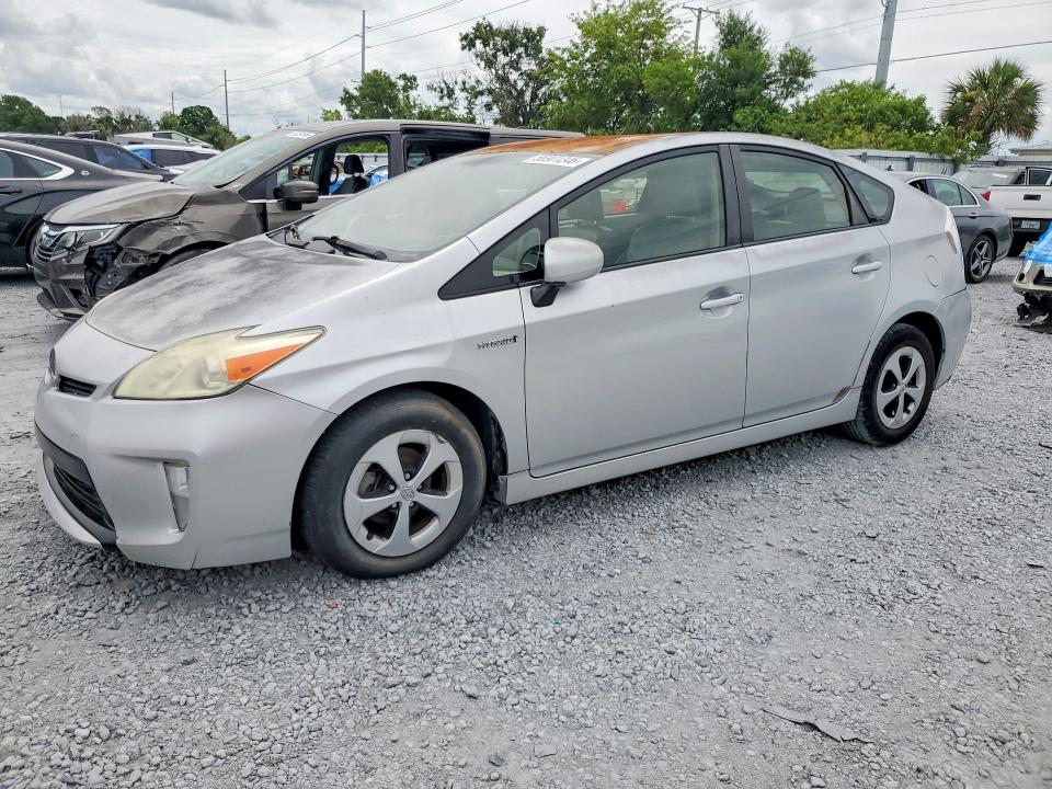 2014 Toyota Prius VIN JTDKN3DU9E1767954 COPART salvage auction — FRONT END, FL - CERTIFICATE OF TITLE, sold $1,750 on 2026-07-14 (photo 1)