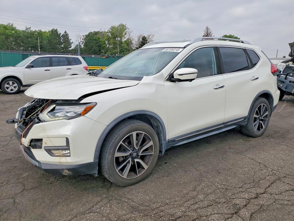 2017 Nissan Rogue VIN JN8AT2MV8HW270703 COPART salvage auction — FRONT END, Co - Salvage Title, sold $2,650 on 2026-07-30 (photo 1)
