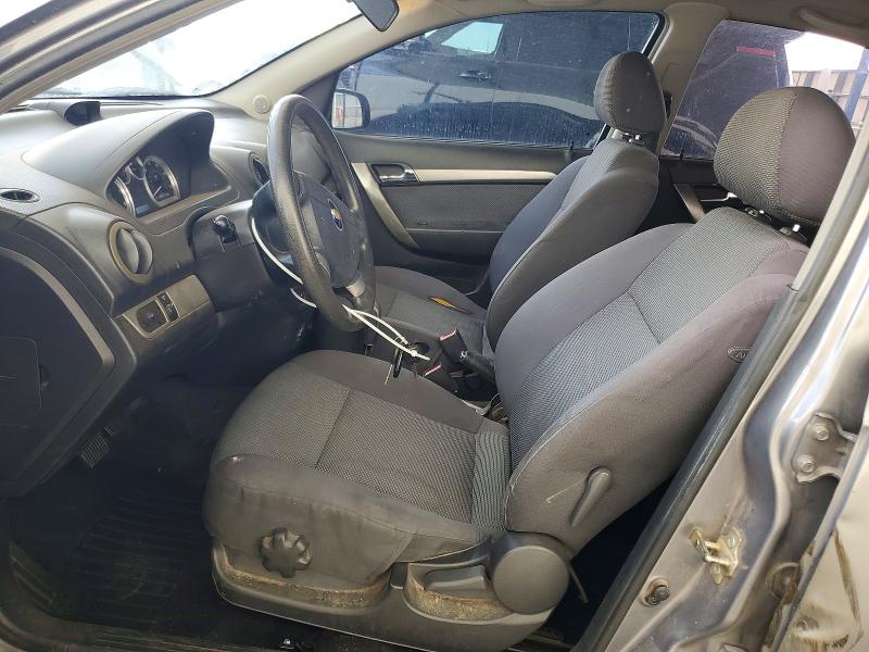 2007 Chevrolet Aveo VIN KL1TD56617B104447 COPART salvage auction — SIDE, Tx - Salvage Vehicle Title, sold $350 on 2026-07-24 (photo 7)
