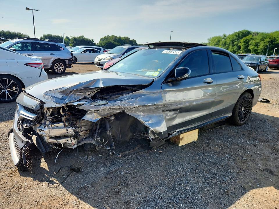 2020 Mercedes-benz C class VIN 55SWF6EB2LU330300 COPART salvage auction — FRONT END, Wv - Certificate Of Title, sold $3,750 on 2026-07-30 (photo 1)