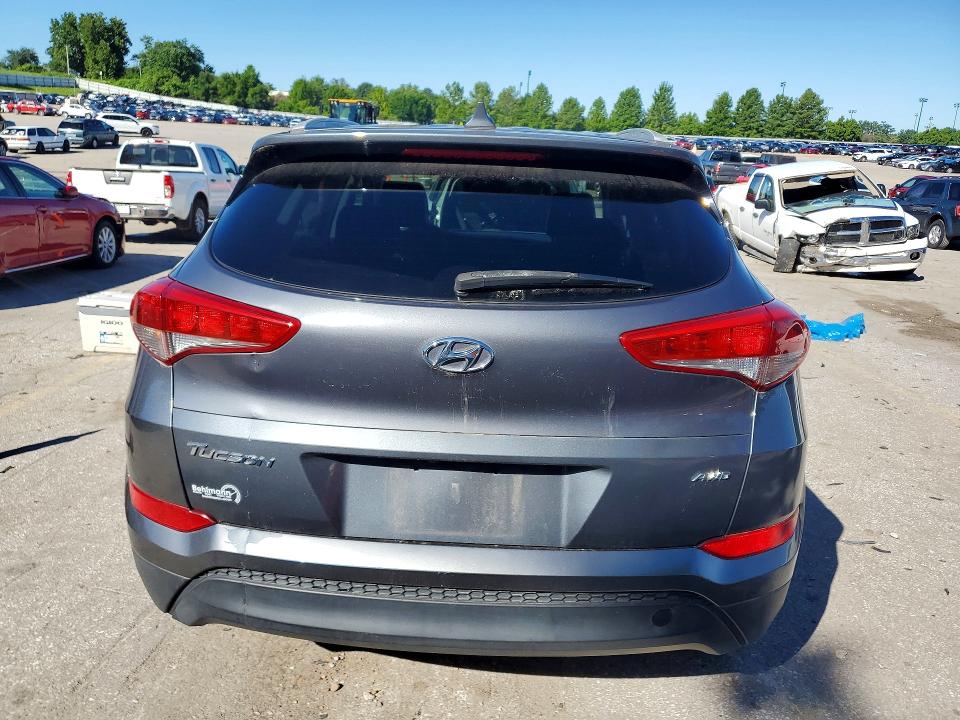 2018 Hyundai Tucson VIN KM8J3CA43JU648677 COPART salvage auction — FRONT END, Mo - Salvage Certificate Of Title, sold $4,050 on 2026-07-31 (photo 6)