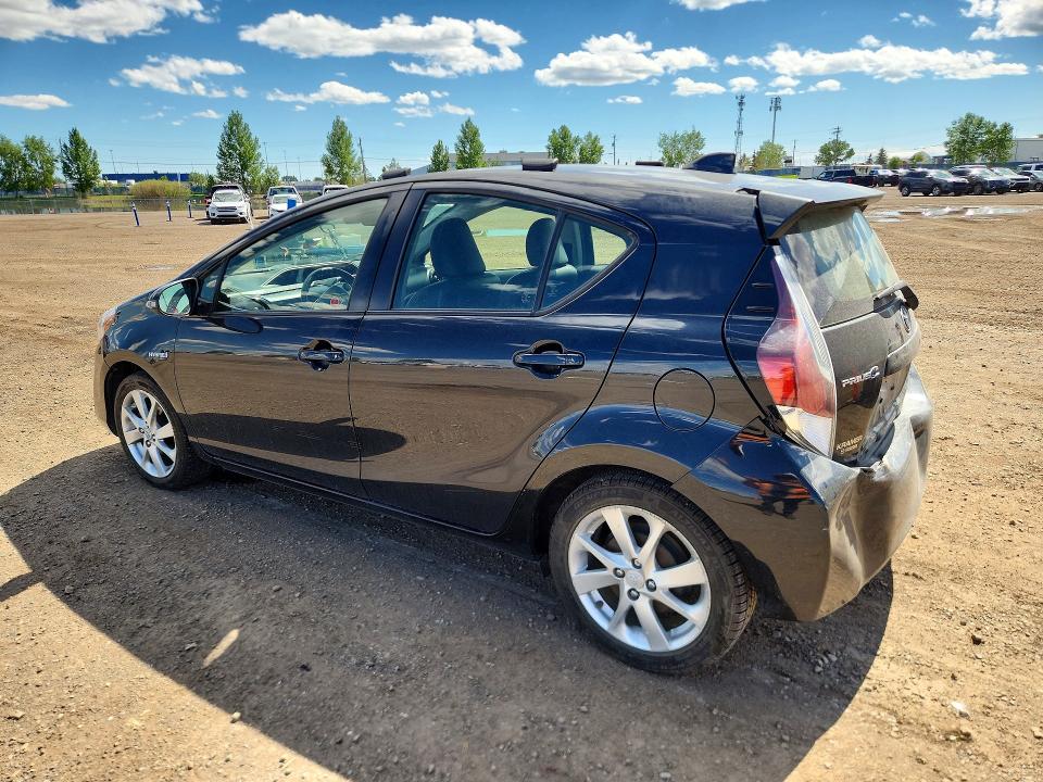 2016 Toyota Prius c VIN JTDKDTB33G1118666 COPART salvage auction — REAR END, AB - BOS - SALVAGE, sold $450 on 2026-07-21 (photo 2)