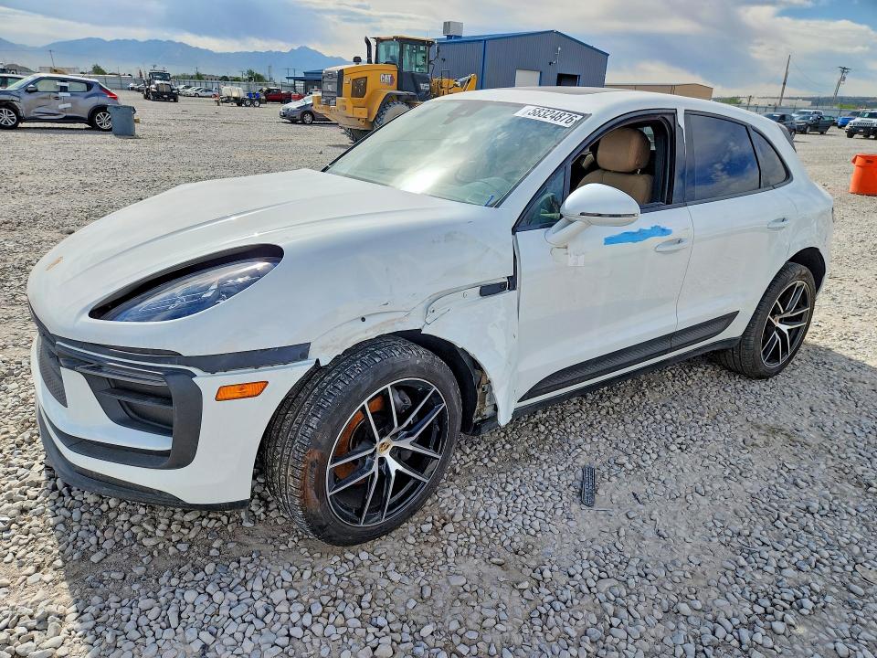 2023 Porsche Macan VIN WP1AA2A50PLB00727 COPART salvage auction — SIDE, TX - SALVAGE VEHICLE TITLE, sold $8,100 on 2026-07-10 (photo 1)