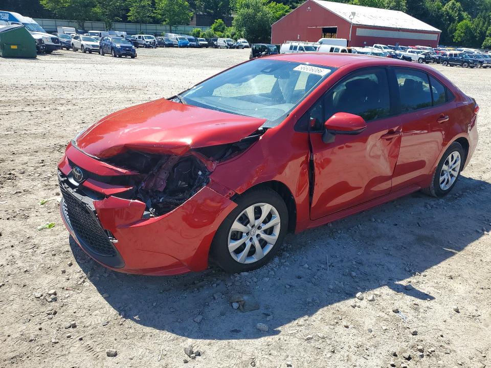 2020 Toyota Corolla VIN JTDEPRAE1LJ082142 COPART salvage auction — FRONT END, MA - CERT OF TITLE-SALVAGE, sold $2,900 on 2026-07-30 (photo 1)