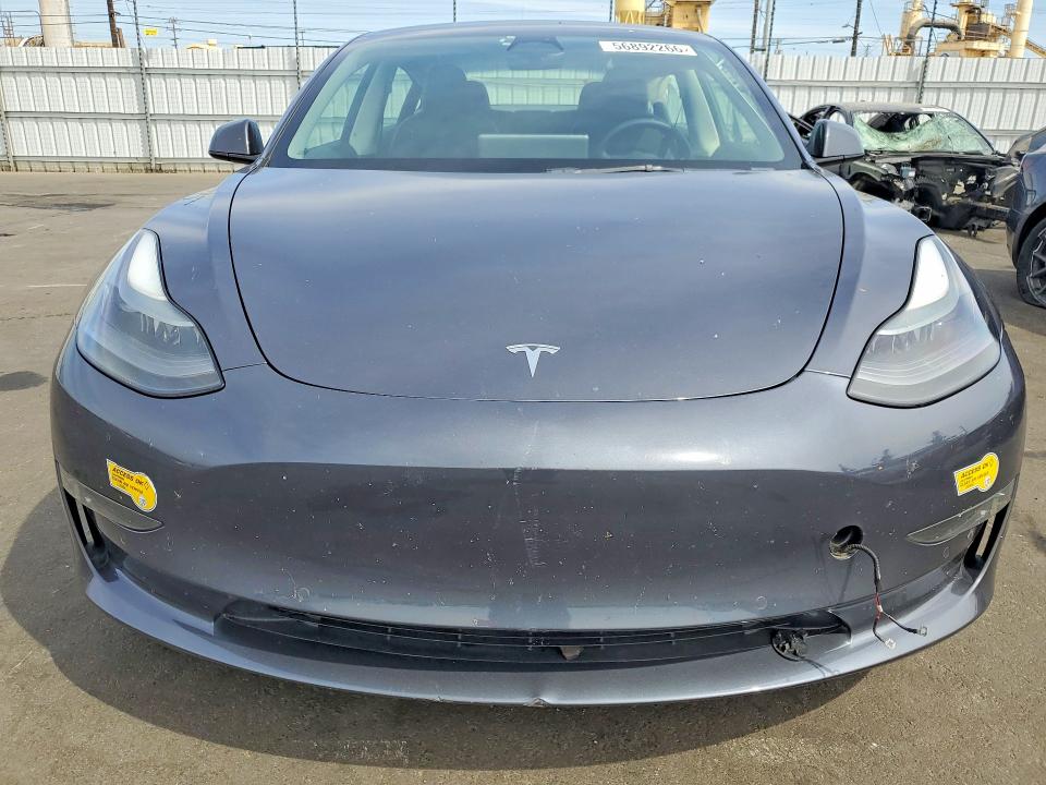 2022 Tesla Model 3 VIN 5YJ3E1EBXNF323012 COPART salvage auction — REAR END, Ca - Salvage Certificate, sold $8,700 on 2026-07-13 (photo 5)
