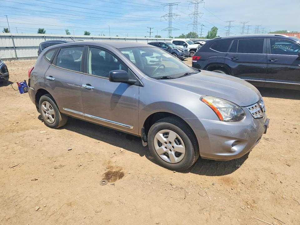 2015 Nissan Rogue VIN JN8AS5MVXFW755507 COPART salvage auction — REAR END, Il - Salvage Certificate, sold $825 on 2026-07-07 (photo 4)