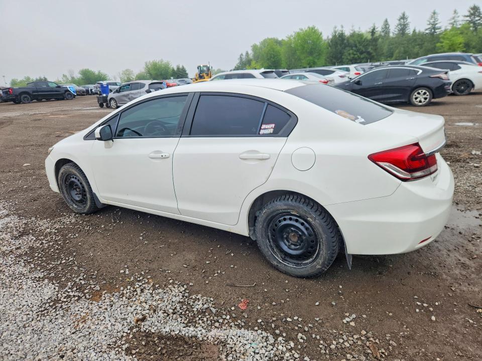 2015 Honda Civic VIN 2HGFB2E53FH042110 COPART salvage auction — MINOR DENT/SCRATCHES, On - Permit No Brand - Unfit, sold $1,750 on 2026-07-03 (photo 2)