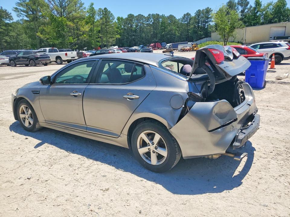 2015 Kia VIN 5XXGM4A74FG499463 COPART salvage auction — REAR END, Nc - Salvage Certificate Of Title, sold $525 on 2026-07-17 (photo 2)