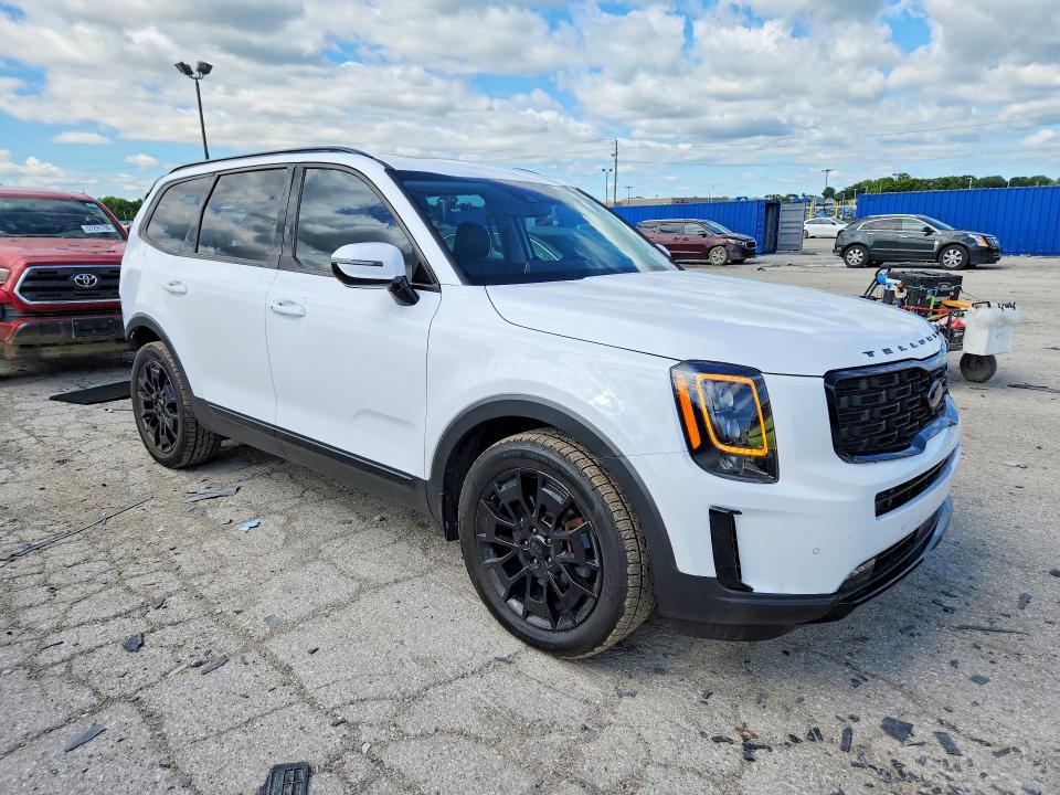 2021 Kia Telluride VIN 5XYP5DHC9MG148878 COPART salvage auction — REAR END, In - Cert Of Title-Salvage Title, sold $6,900 on 2026-07-24 (photo 4)