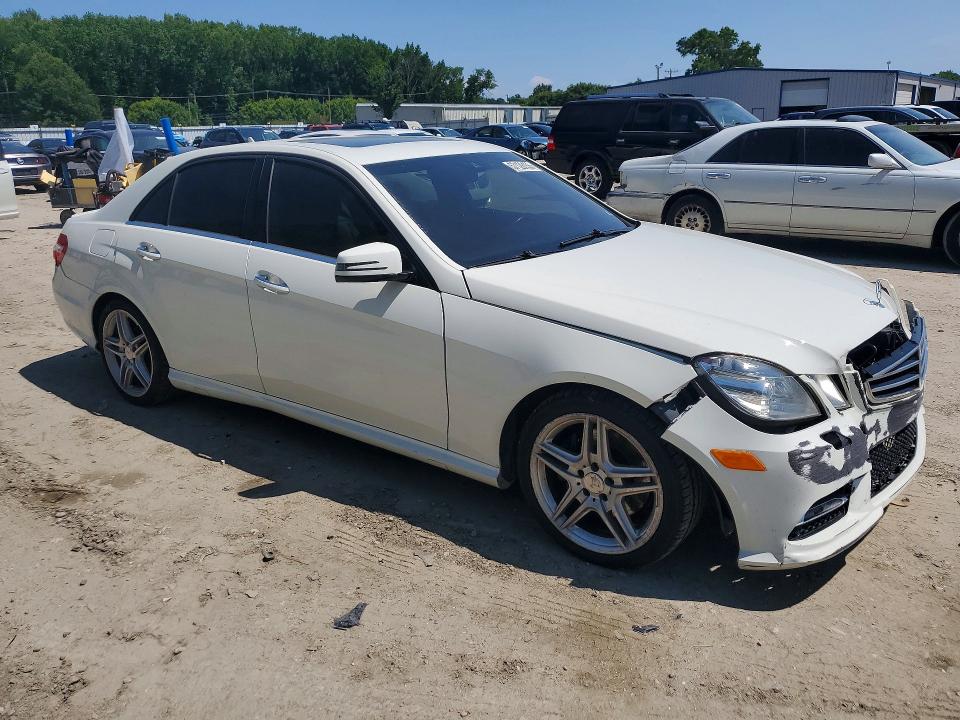 2012 Mercedes-benz E-klasse VIN WDDHF5KB1CA527210 COPART salvage auction — FRONT END, Va - Cert Of Title - Salvage, sold $1,100 on 2026-07-07 (photo 4)