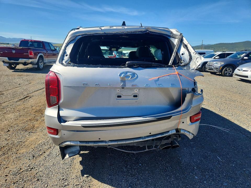 2022 Hyundai VIN KM8R7DHE6NU442304 COPART salvage auction — REAR END, Mt - Salvage Certificate Of A Vehic, sold $3,300 on 2026-07-21 (photo 6)