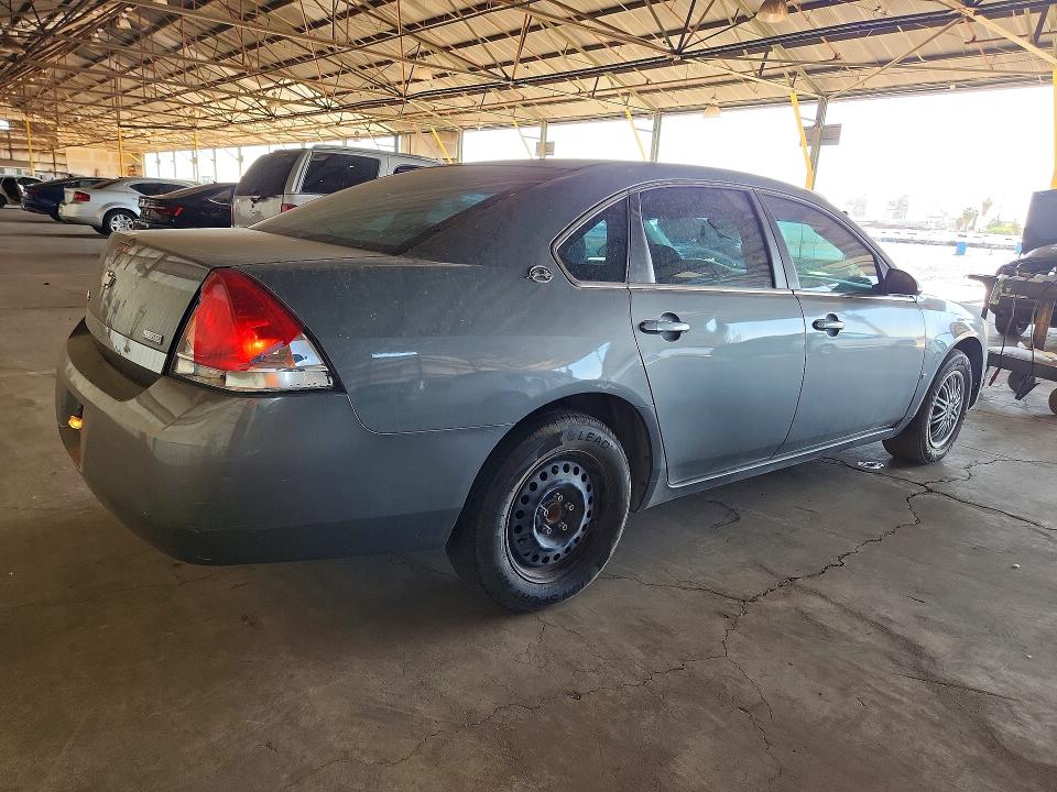 2008 Chevrolet Impala VIN 2G1WB58K681219044 COPART salvage auction — REAR END, Az - Certificate Of Title (P), sold $475 on 2026-07-27 (photo 3)