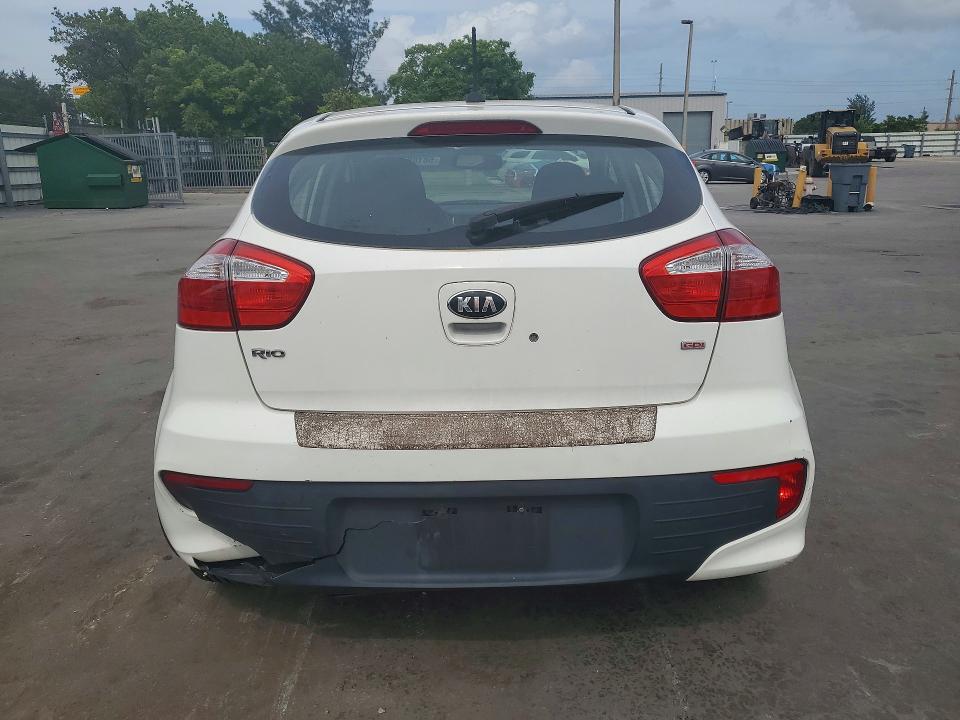 2017 Kia Rio VIN KNADM5A35H6007902 COPART salvage auction — MECHANICAL, Fl - Certificate Of Title (P), sold $275 on 2026-07-08 (photo 6)