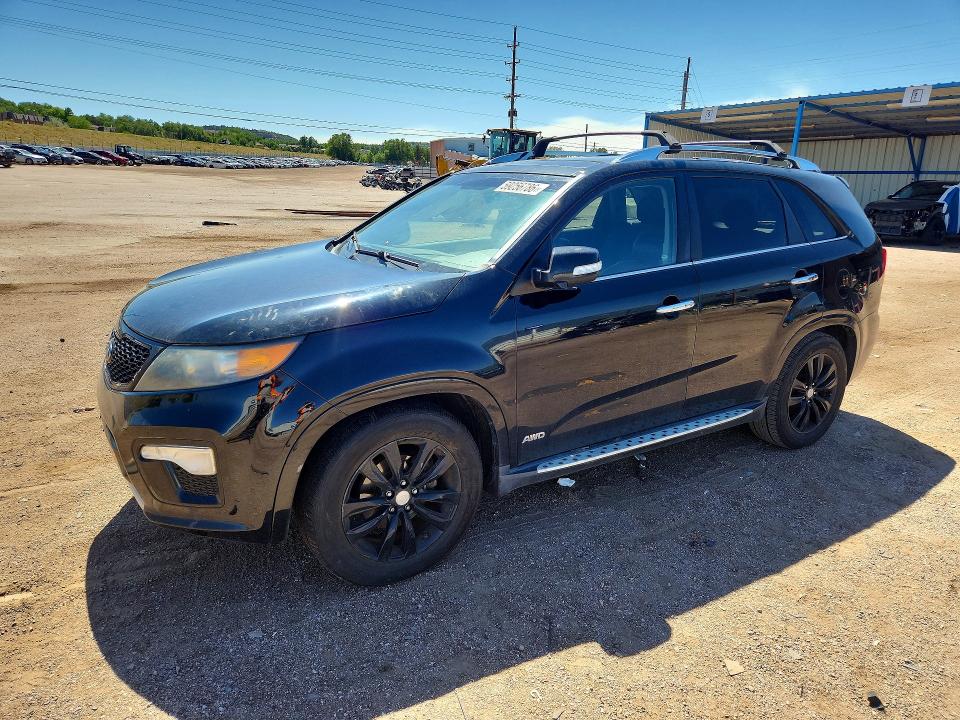 2012 Kia Sorento VIN 5XYKWDA23CG308986 COPART salvage auction — HAIL, Co - Dis/Dlr/Exp Only Clean Title, sold $1,300 on 2026-07-27 (photo 1)
