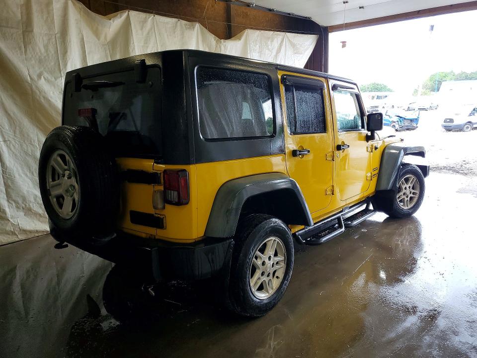 2011 Jeep Wrangler unlimited VIN 1J4BZ3H16BL519210 COPART salvage auction — FRONT END, Pa - Certificate Of Salvage, sold $900 on 2026-07-09 (photo 3)
