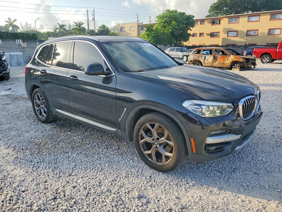 2020 BMW X3 VIN 5UXTY3C05L9C85122 COPART salvage auction — FRONT END, Fl - Cert Of Title Slvg Rebuildable, sold $3,250 on 2026-07-24 (photo 4)
