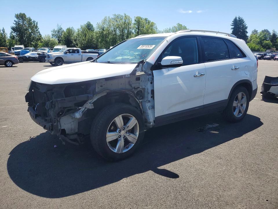 2013 Kia Sorento VIN 5XYKU3A63DG417386 COPART salvage auction — FRONT END, Or - Salvage Title Certificate, sold $575 on 2026-07-06 (photo 1)
