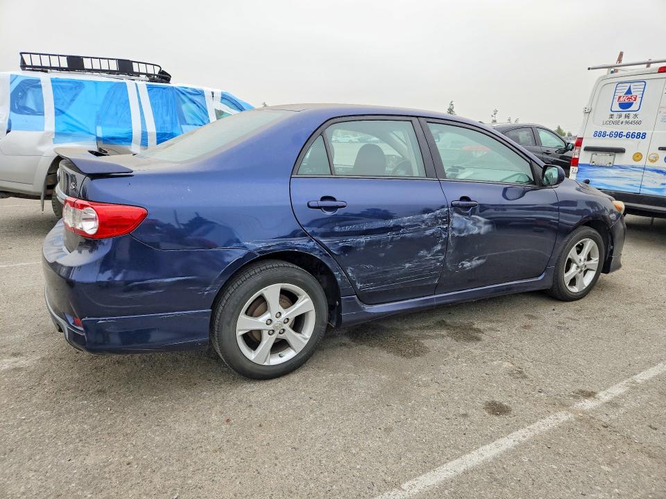 2013 Toyota Corolla VIN 5YFBU4EE1DP186958 COPART salvage auction — SIDE, Ca - Salvage Certificate, sold $1,750 on 2026-07-20 (photo 3)