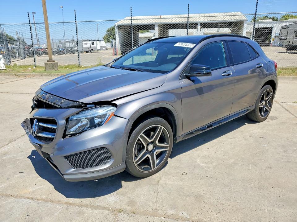 2017 Mercedes-benz Gla-klasse VIN WDCTG4EB1HJ343832 COPART salvage auction — FRONT END, Ca - Salvage Certificate, sold $2,950 on 2026-07-13 (photo 1)