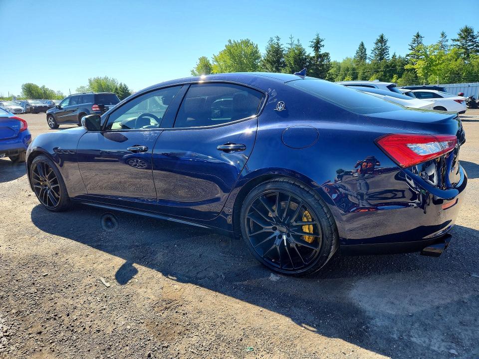 2016 Maserati Ghibli VIN ZAM57RTA2G1187980 COPART salvage auction — MECHANICAL, ON - PERMIT NO BRAND - UNFIT, sold $3,400 on 2026-07-16 (photo 2)