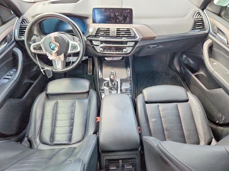2021 BMW X3 VIN 5UXTY9C01M9F21561 COPART salvage auction — FRONT END, Tx - Certificate Of Title (P), sold $16,500 on 2026-07-30 (photo 8)