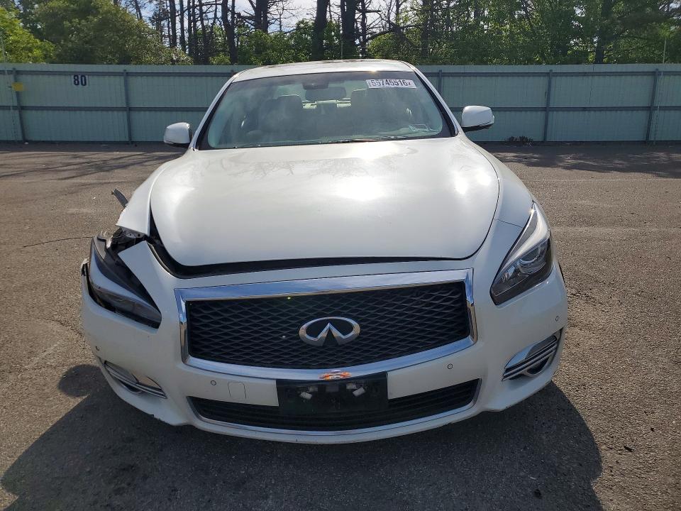 2017 Infiniti Q70 VIN JN1BY1PRXHM210804 COPART salvage auction — FRONT END, Ny - Mv-907A Salvage Certificate, sold $1,700 on 2026-07-20 (photo 5)