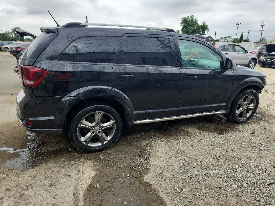 2017 Dodge Journey VIN 3C4PDCGB6HT517135 COPART salvage auction — FRONT END, Ca - Dis/Dlr/Exp App For Dup Clean, sold $525 on 2026-07-09 (photo 3)