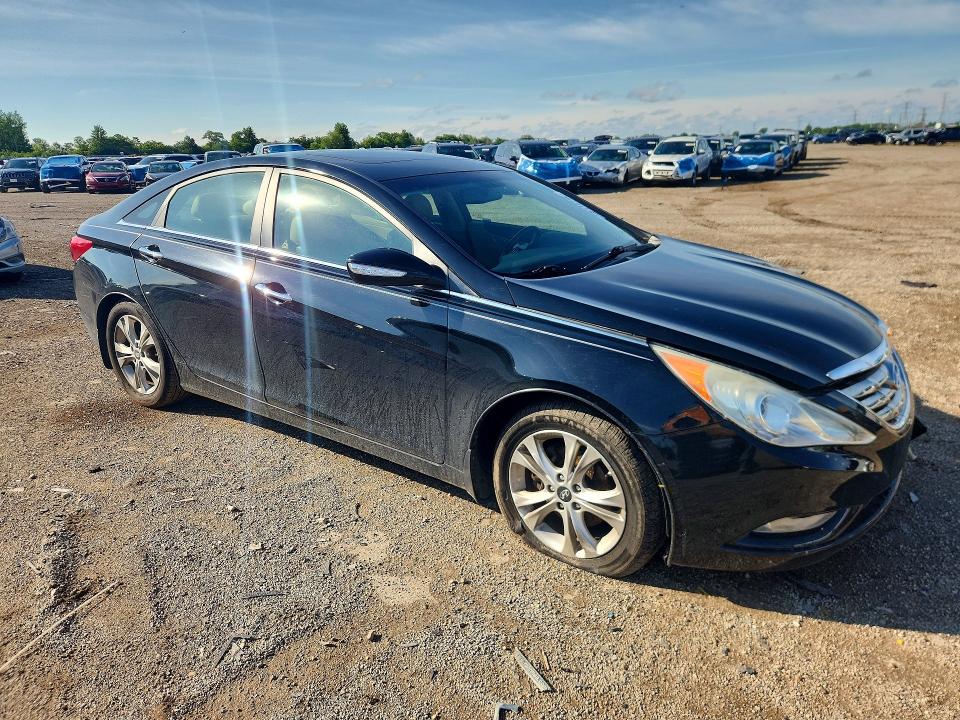2013 Hyundai VIN 5NPEC4AC9DH573257 COPART salvage auction — FRONT END, Il - Salvage Certificate, sold $250 on 2026-07-28 (photo 4)