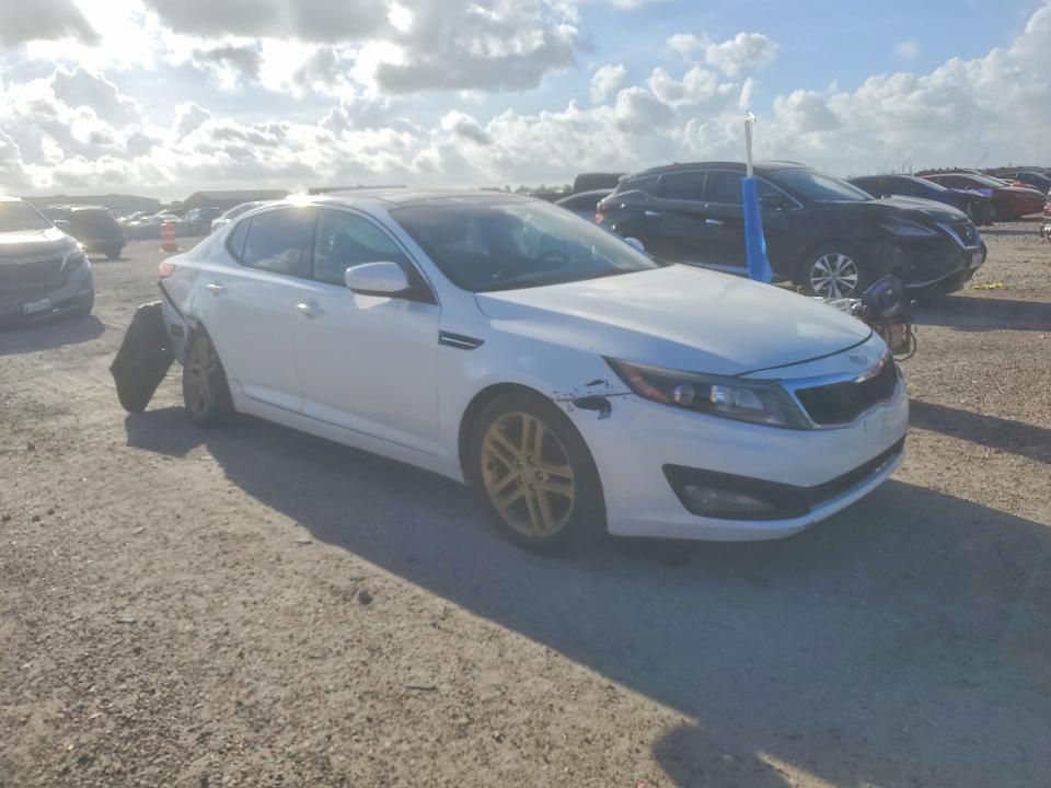 2013 Kia Optima VIN 5XXGN4A76DG211517 COPART salvage auction — REAR END, Tx - Certificate Of Title (P), sold $875 on 2026-07-09 (photo 4)