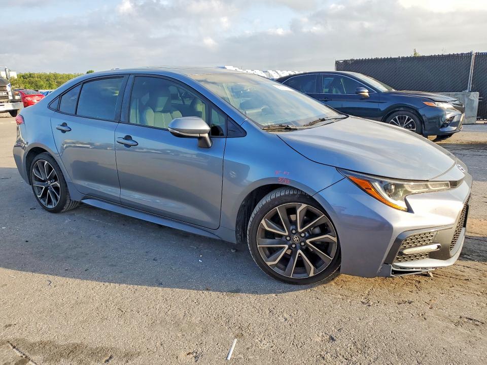 2020 Toyota Corolla VIN JTDP4RCE1LJ010730 COPART salvage auction — SIDE, Fl - Cert Of Title Slvg Rebuildable, sold $4,950 on 2026-07-02 (photo 4)
