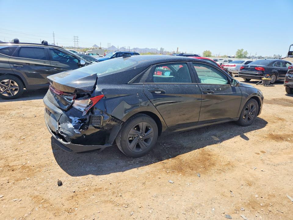 2022 Hyundai Elantra VIN 5NPLS4AG7NH065934 COPART salvage auction — REAR END, AZ - CERT OF TITLE - SALVAGE, sold $175 on 2026-07-24 (photo 3)